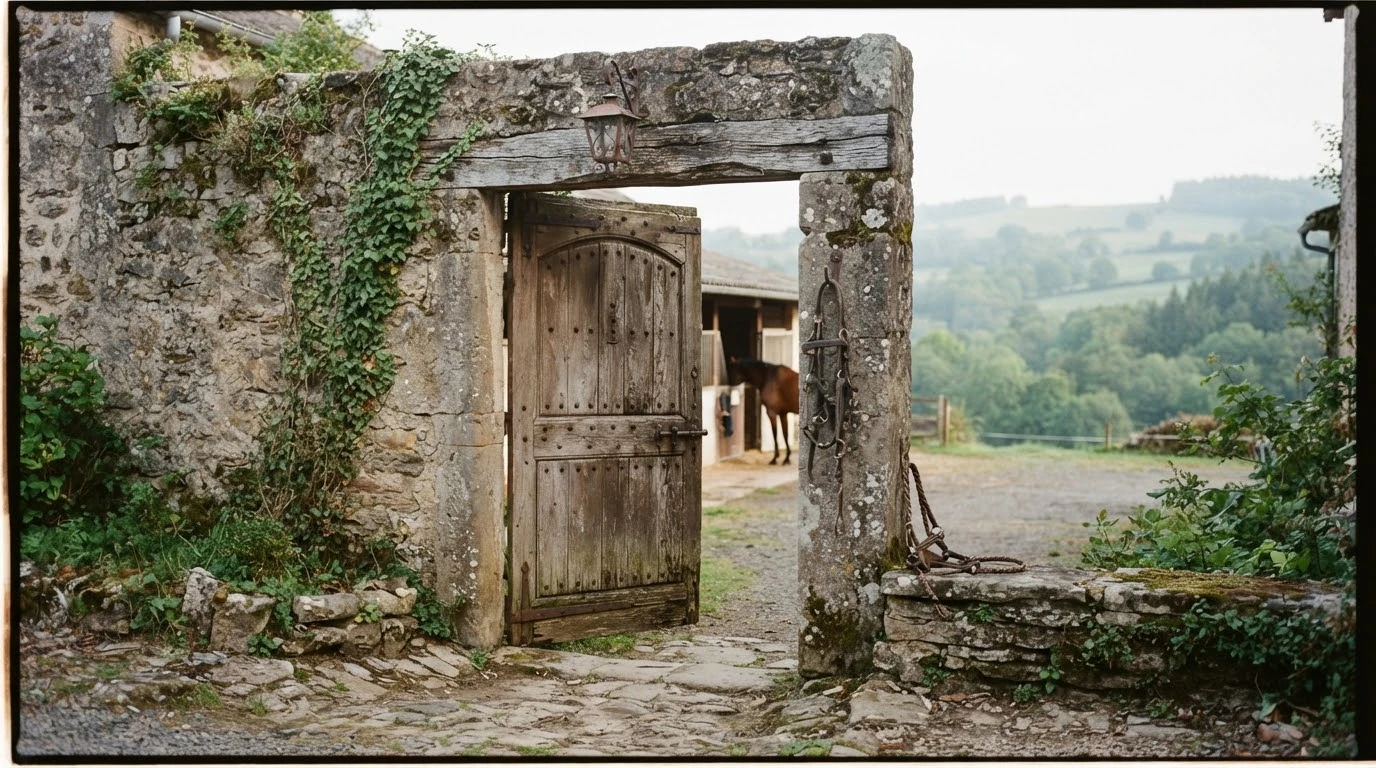Entrée du Haras d'Ors, centre équestre à Espaly-Saint-Marcel