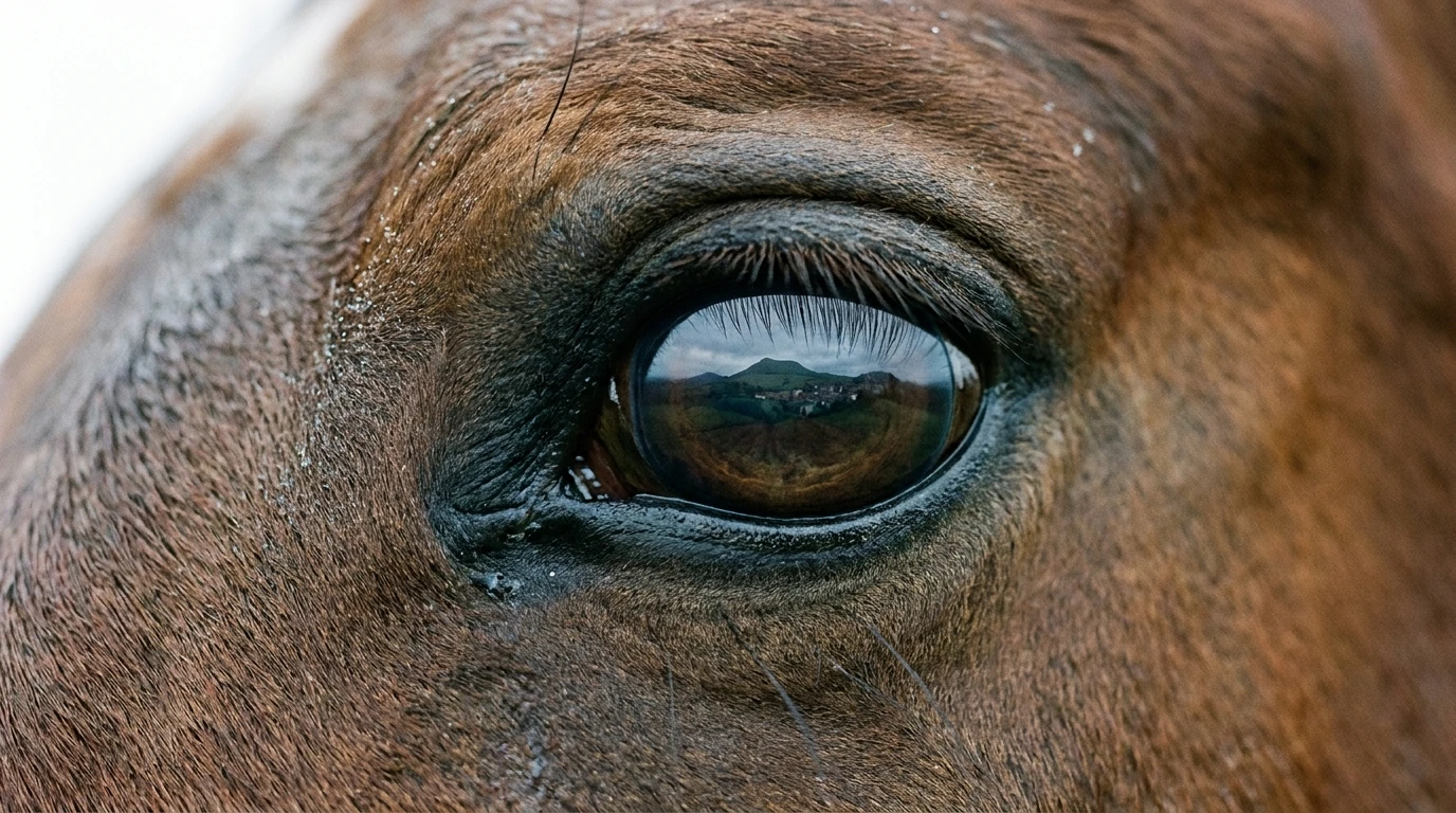 Un regard de cheval au Haras d'Ors, Espaly-Saint-Marcel